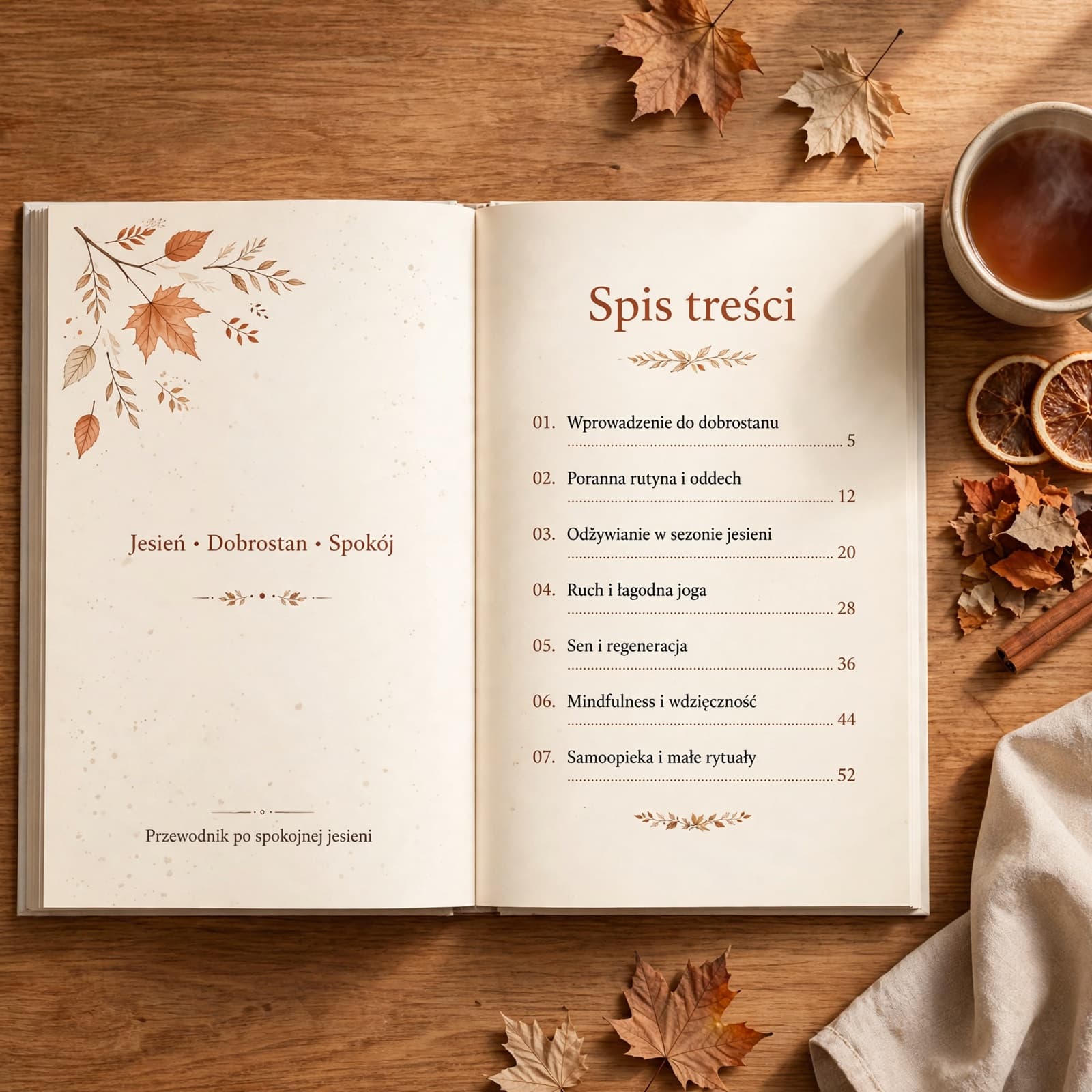 Spis treści — rozkładówka e-booka