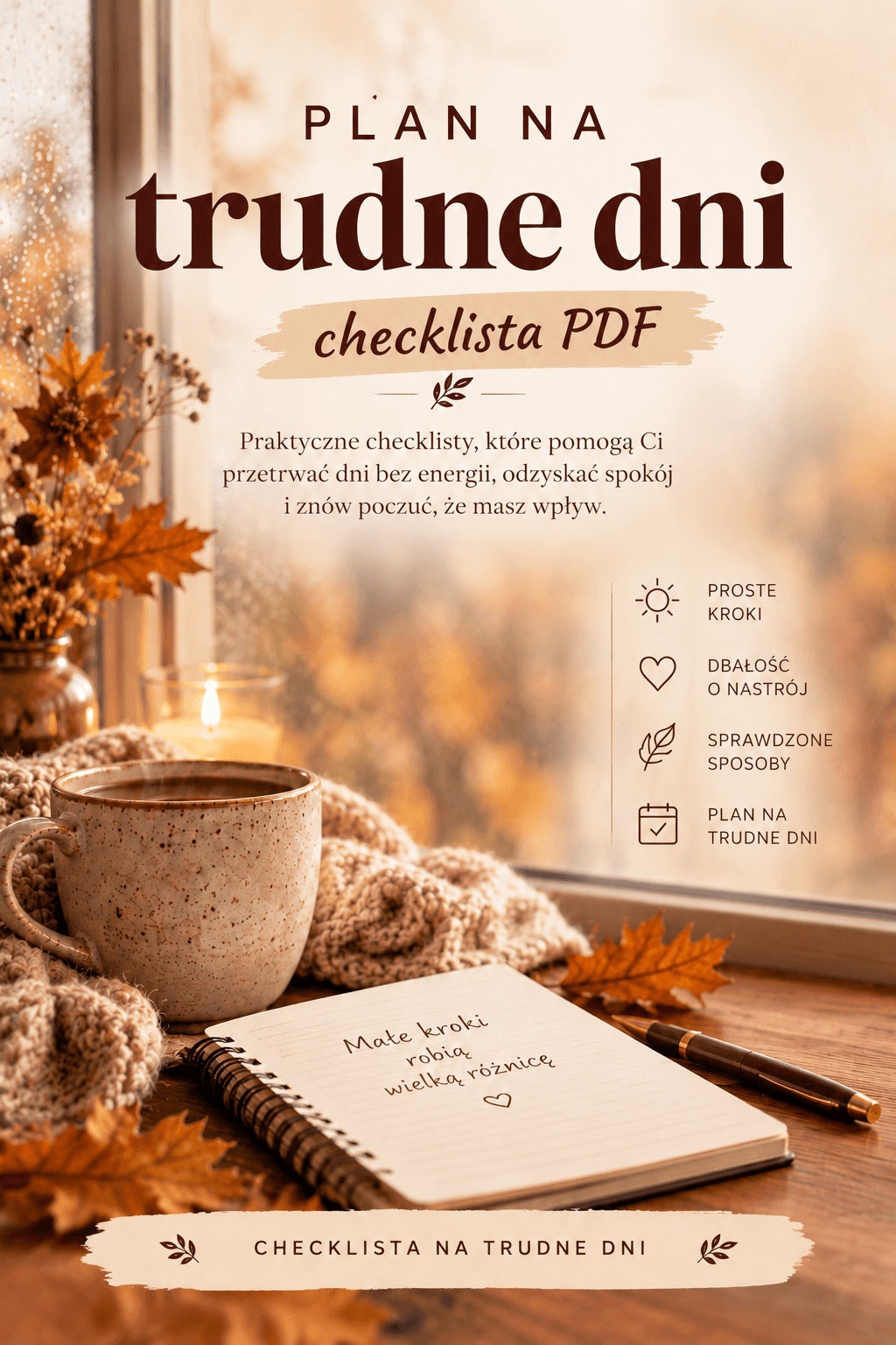 Plan na trudne dni – checklisty PDF